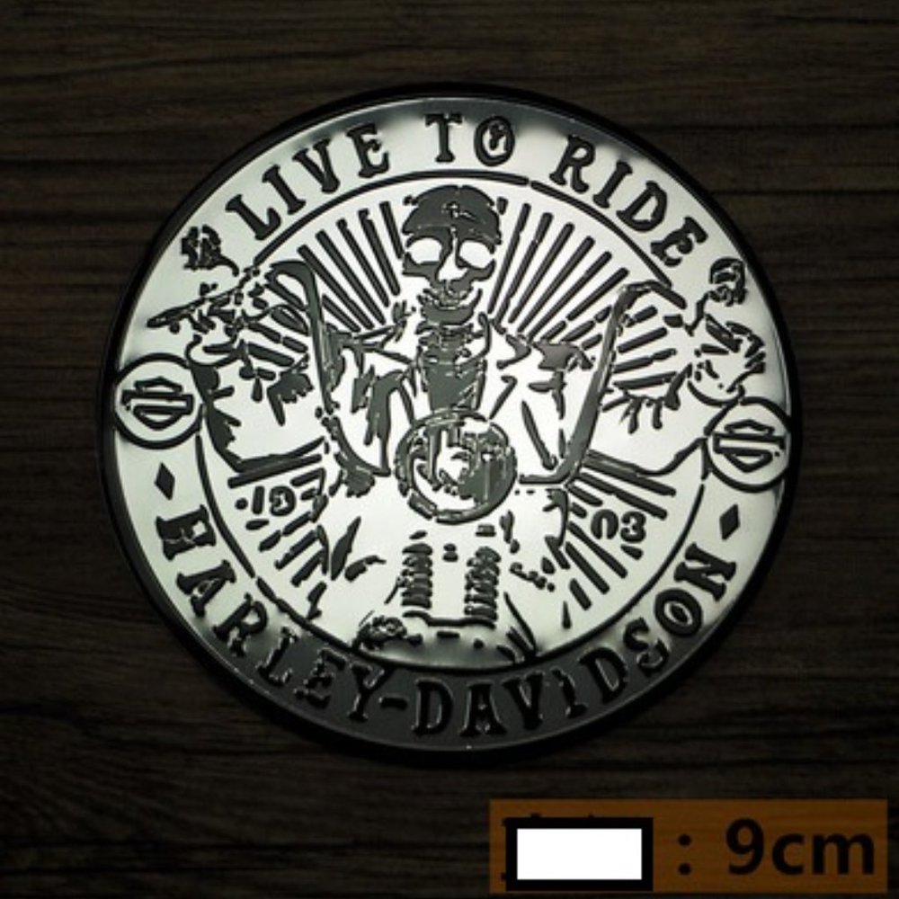 Harley-Davidson Live to Ride Aluminum Emblem